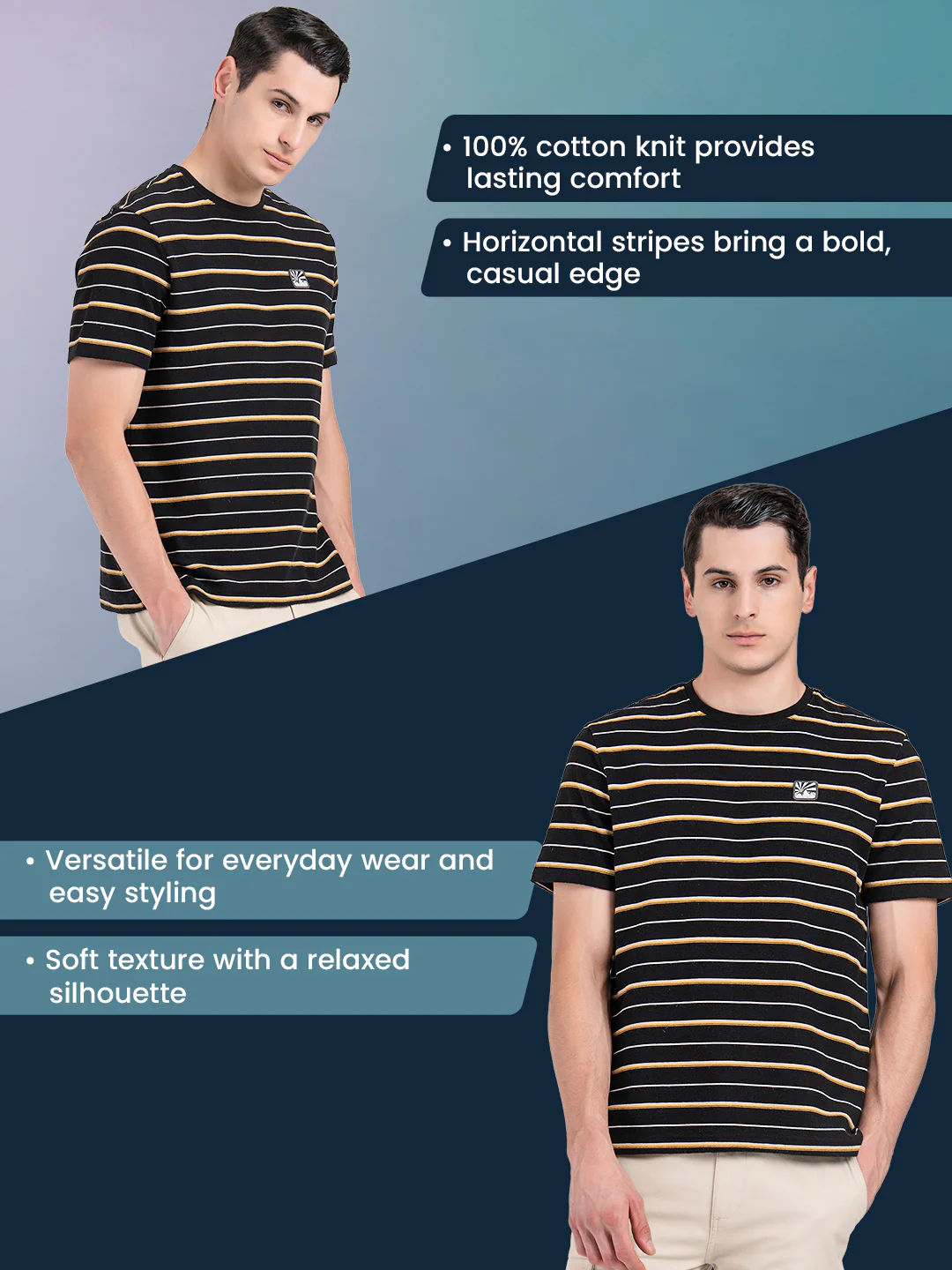 Round Neck T-shirt for Men - Image 2