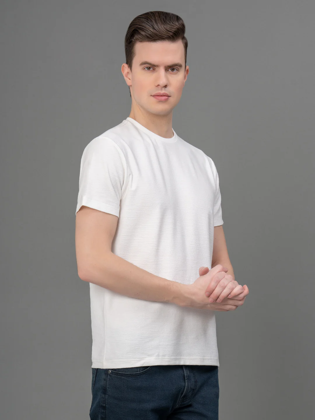 Round Neck T-Shirt for Men - Image 2