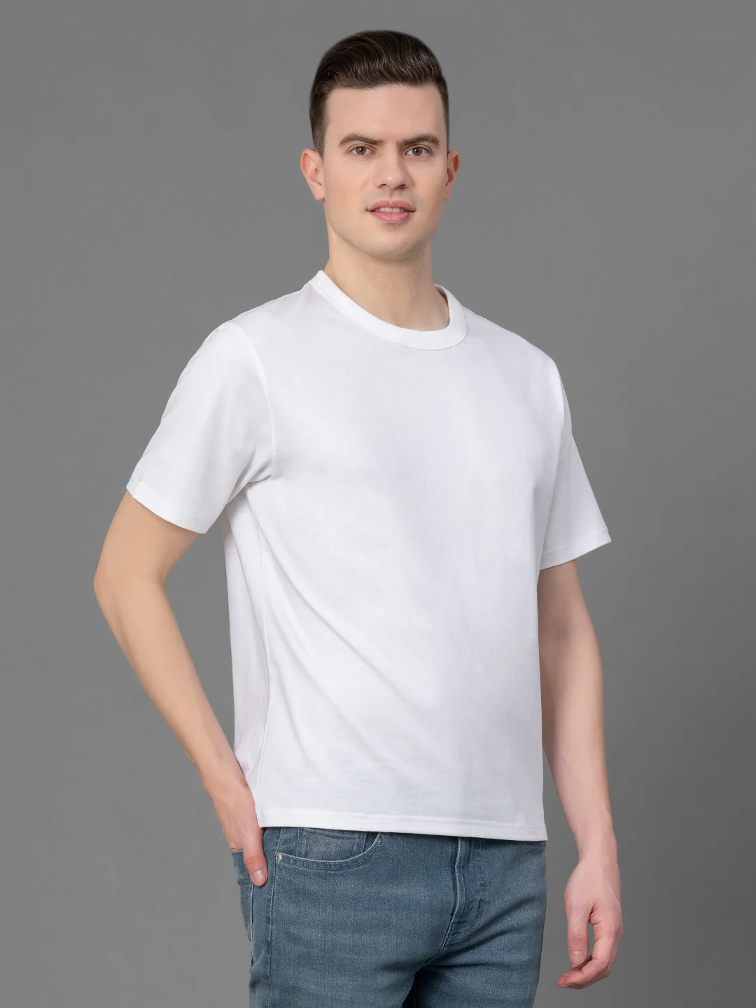 Round Neck T-Shirt for Men - Image 2