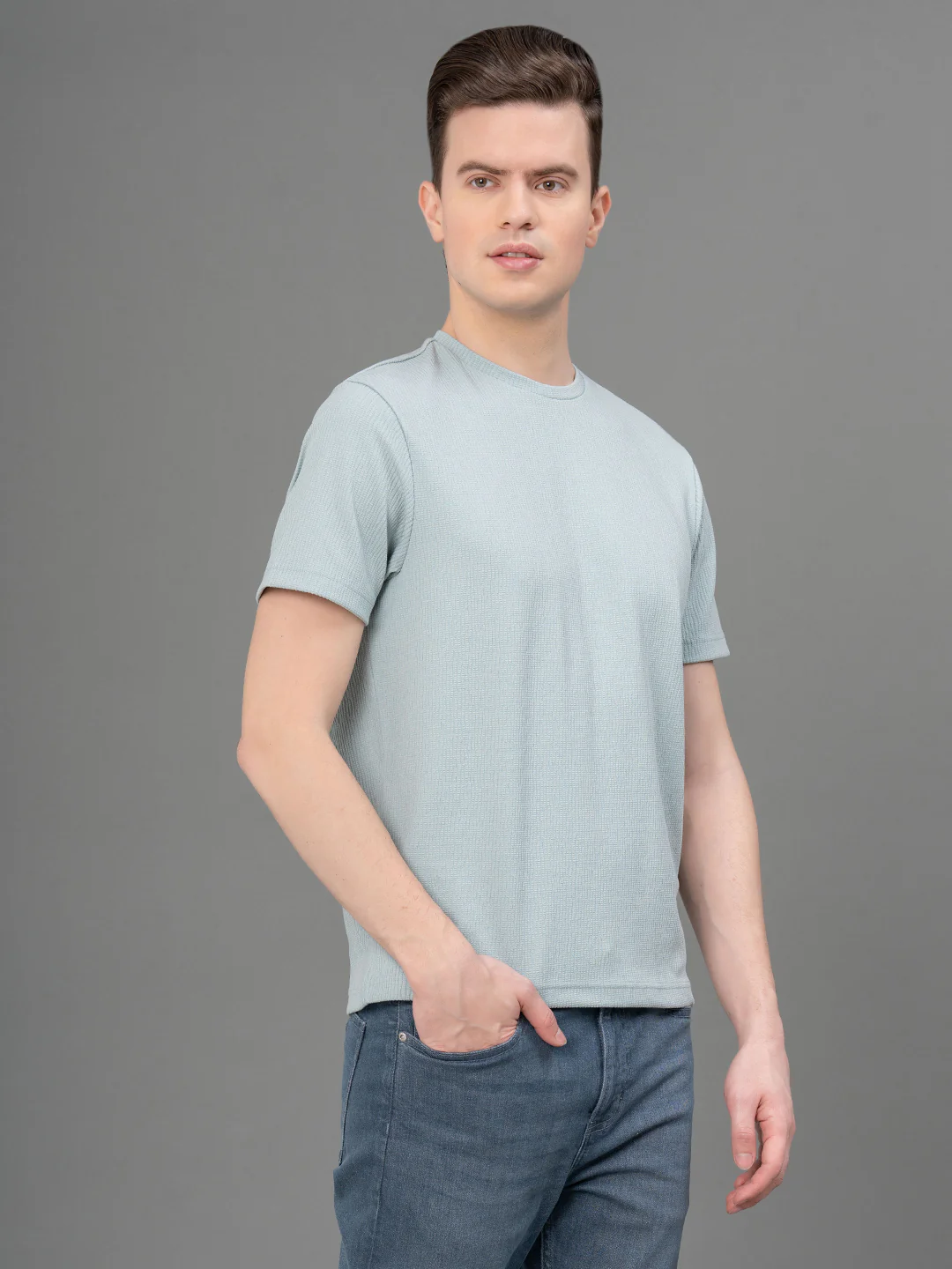 Round Neck T-Shirt for Men - Image 2