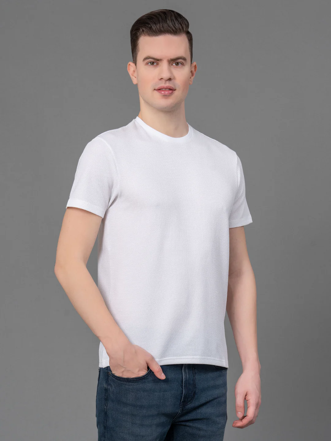 Round Neck T-Shirt for Men - Image 2