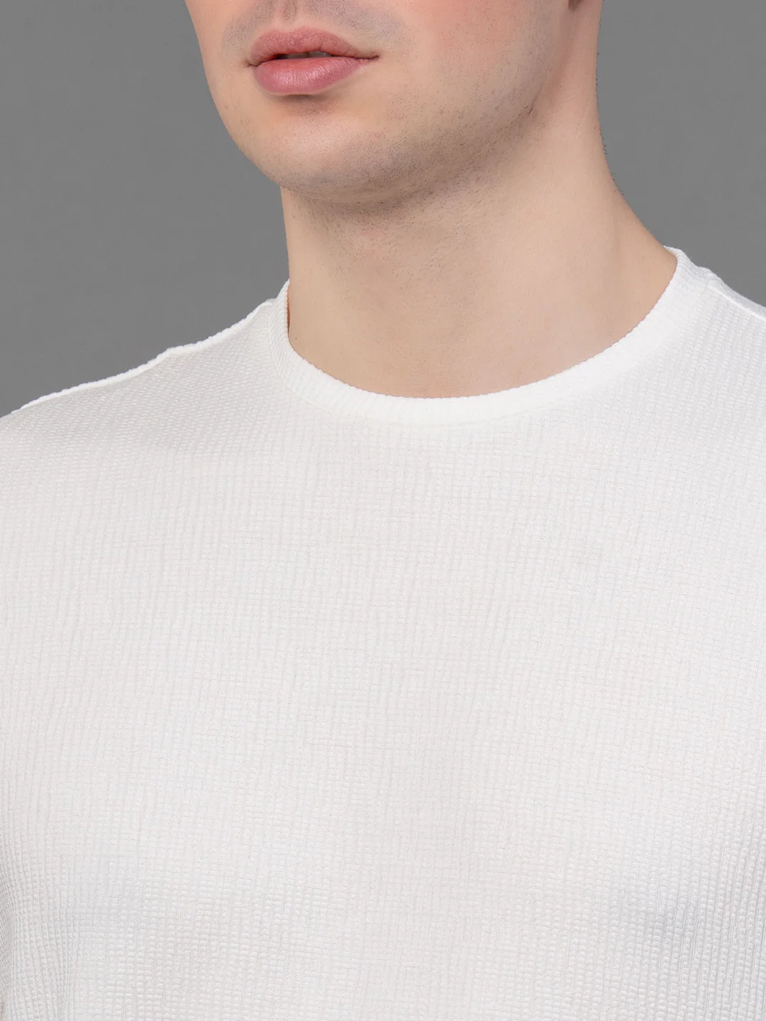 Round Neck T-shirt for Men | Durable & Comfortable - Image 4