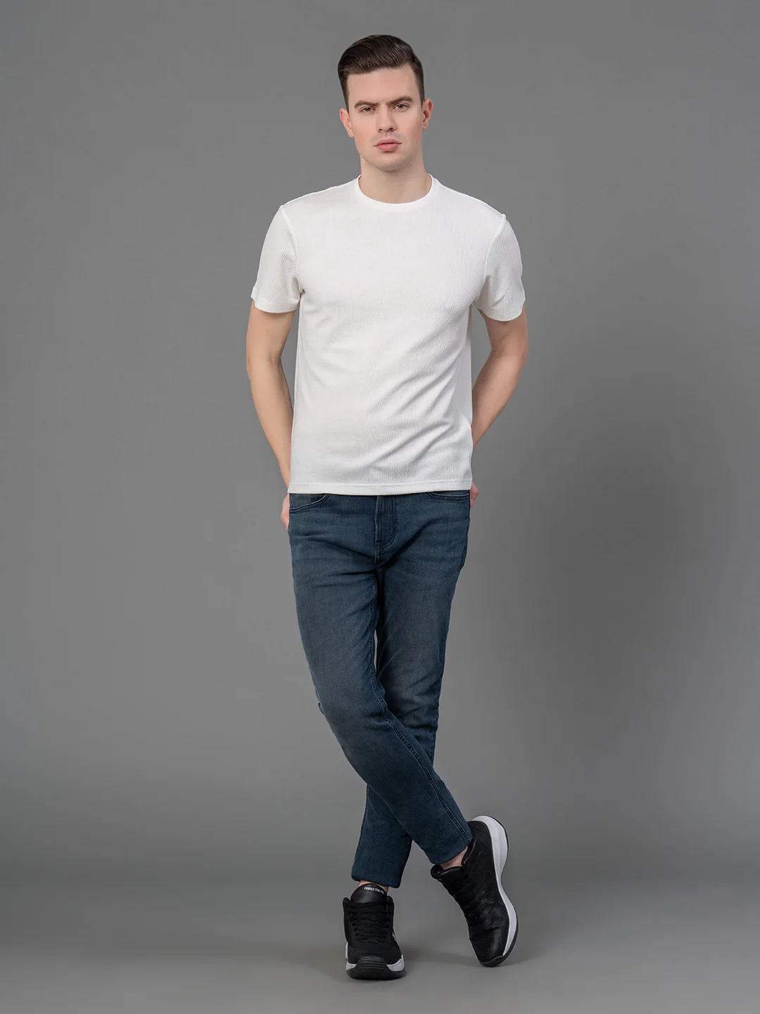 Round Neck T-shirt for Men | Durable & Comfortable - Image 5