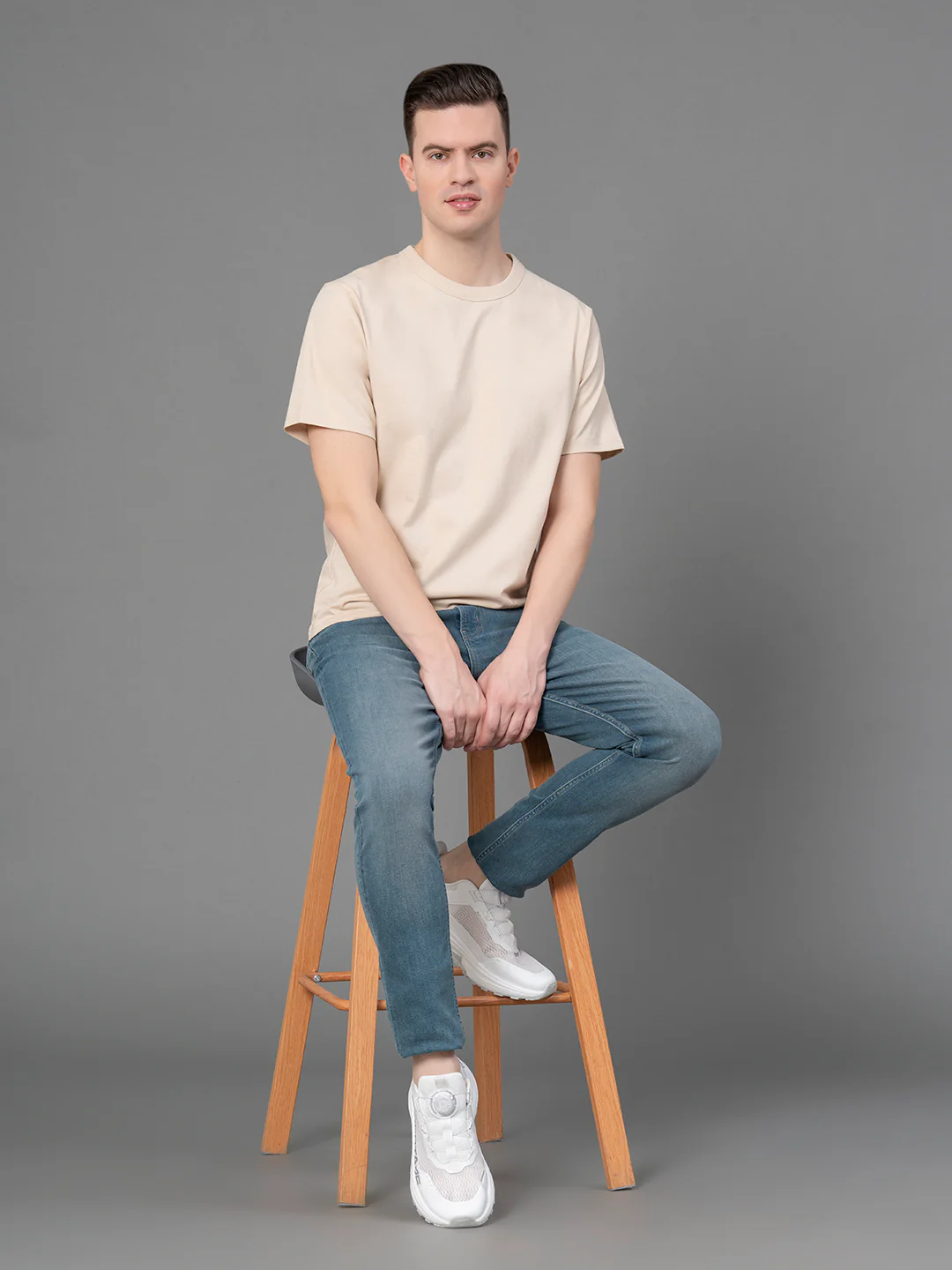 Round Neck T-Shirt for Men - Image 5