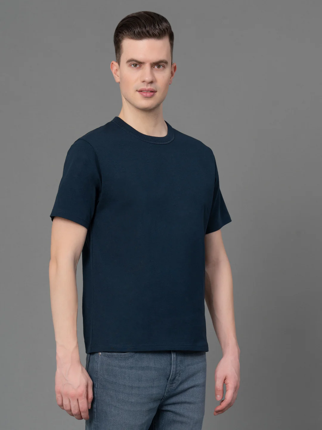 Round Neck T-Shirt for Men - Image 2