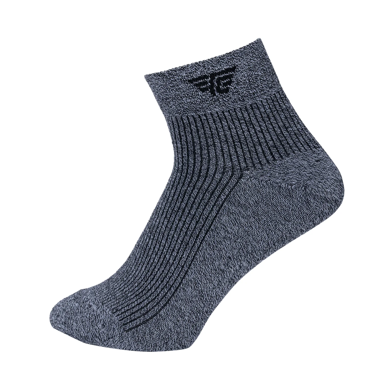 Melange Ankle Length Socks for Men | Pack of 3 - Image 4