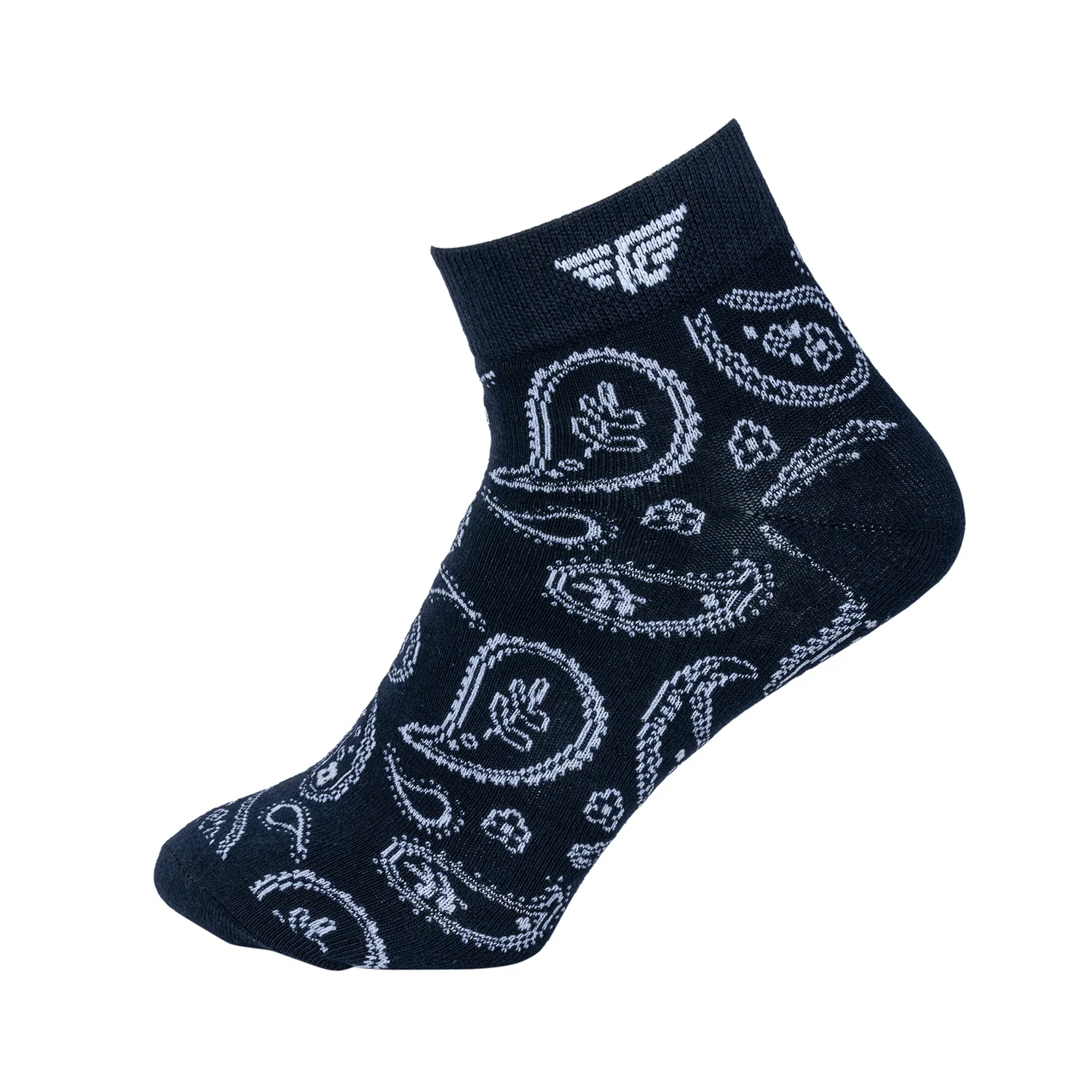 Jacquard Ankle Length Socks for Men | Pack of 3 - Image 5