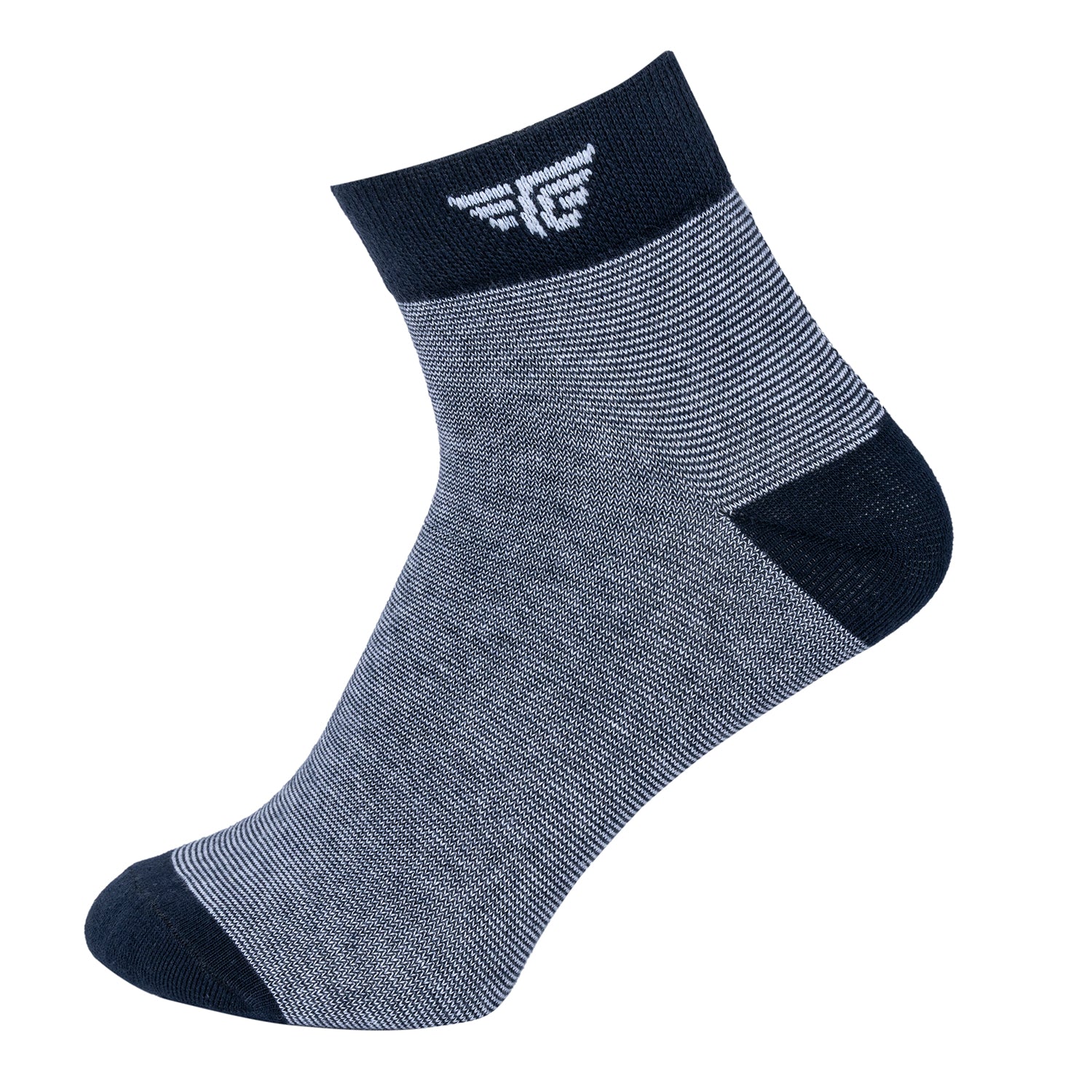Jacquard Ankle Length Socks for Men | Pack of 3 - Image 7
