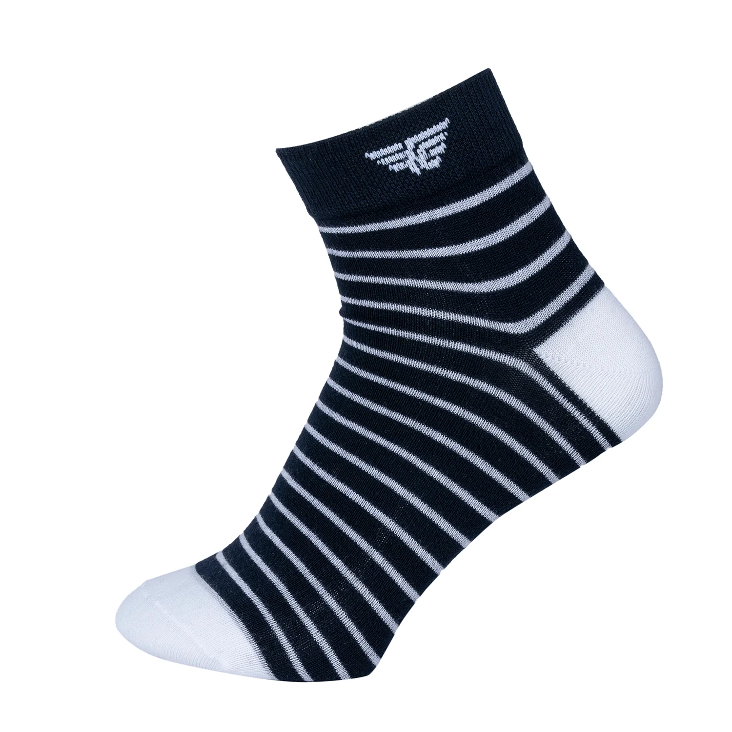 Striped Ankle Length Socks for Men | Pack of 3 - Image 5