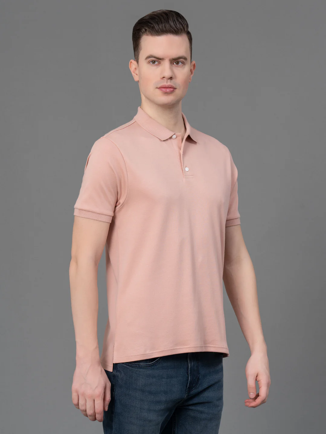 Satin Polo T-Shirt for Men - Image 2
