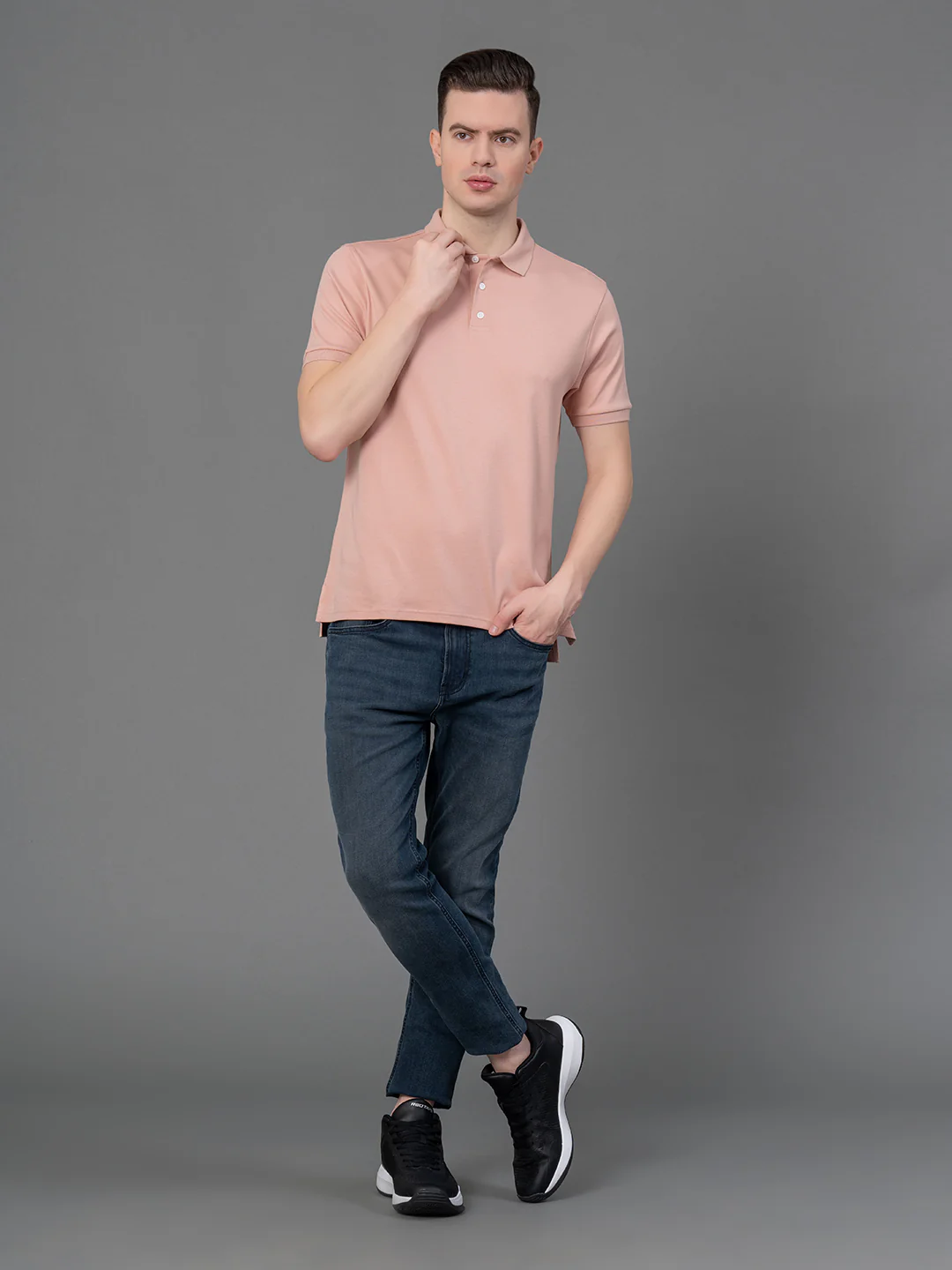 Satin Polo T-Shirt for Men - Image 5