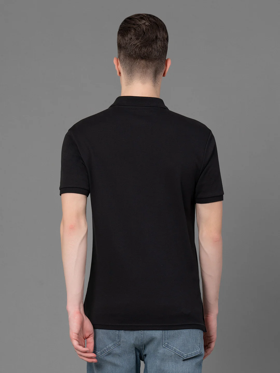 Satin Polo T-Shirt for Men - Image 3
