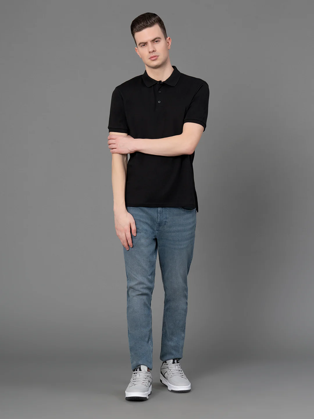 Satin Polo T-Shirt for Men - Image 5