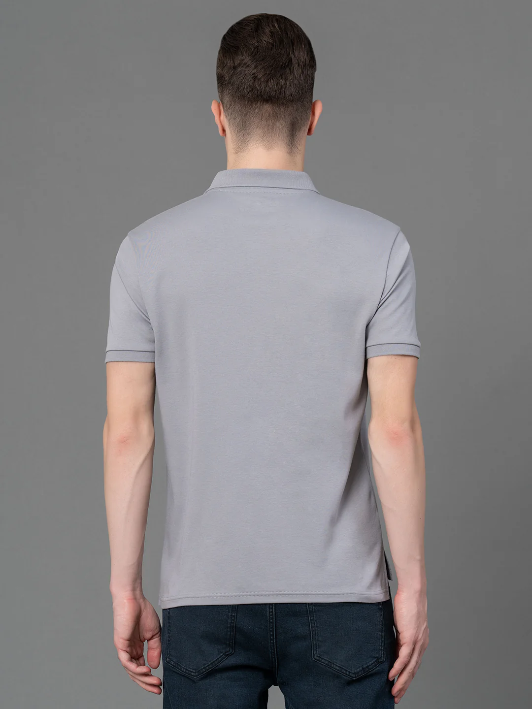 Satin Polo T-Shirt for Men - Image 4