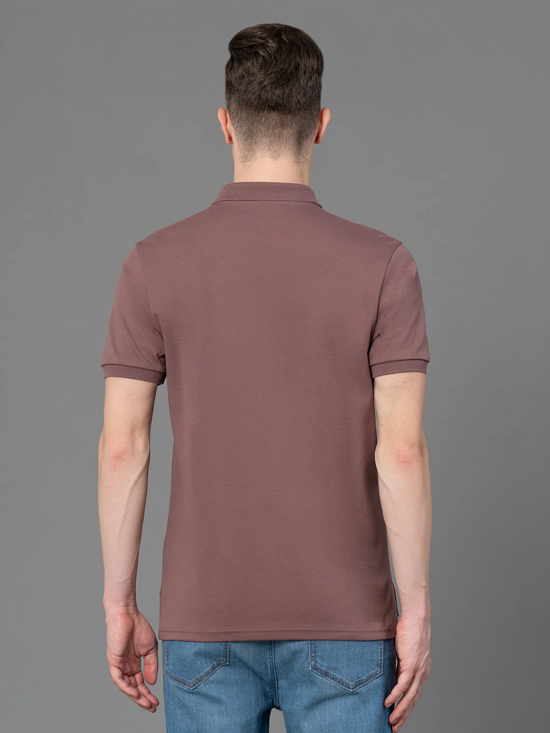 Satin Polo T-Shirt for Men - Image 3