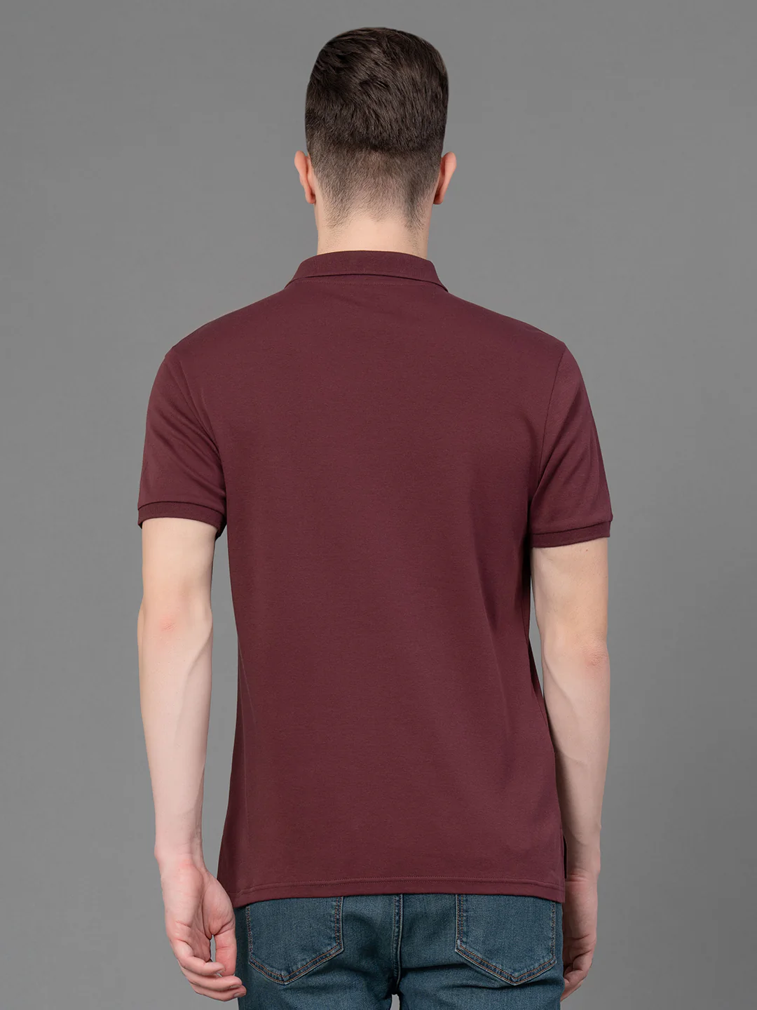 Satin Polo T-Shirt for Men - Image 3