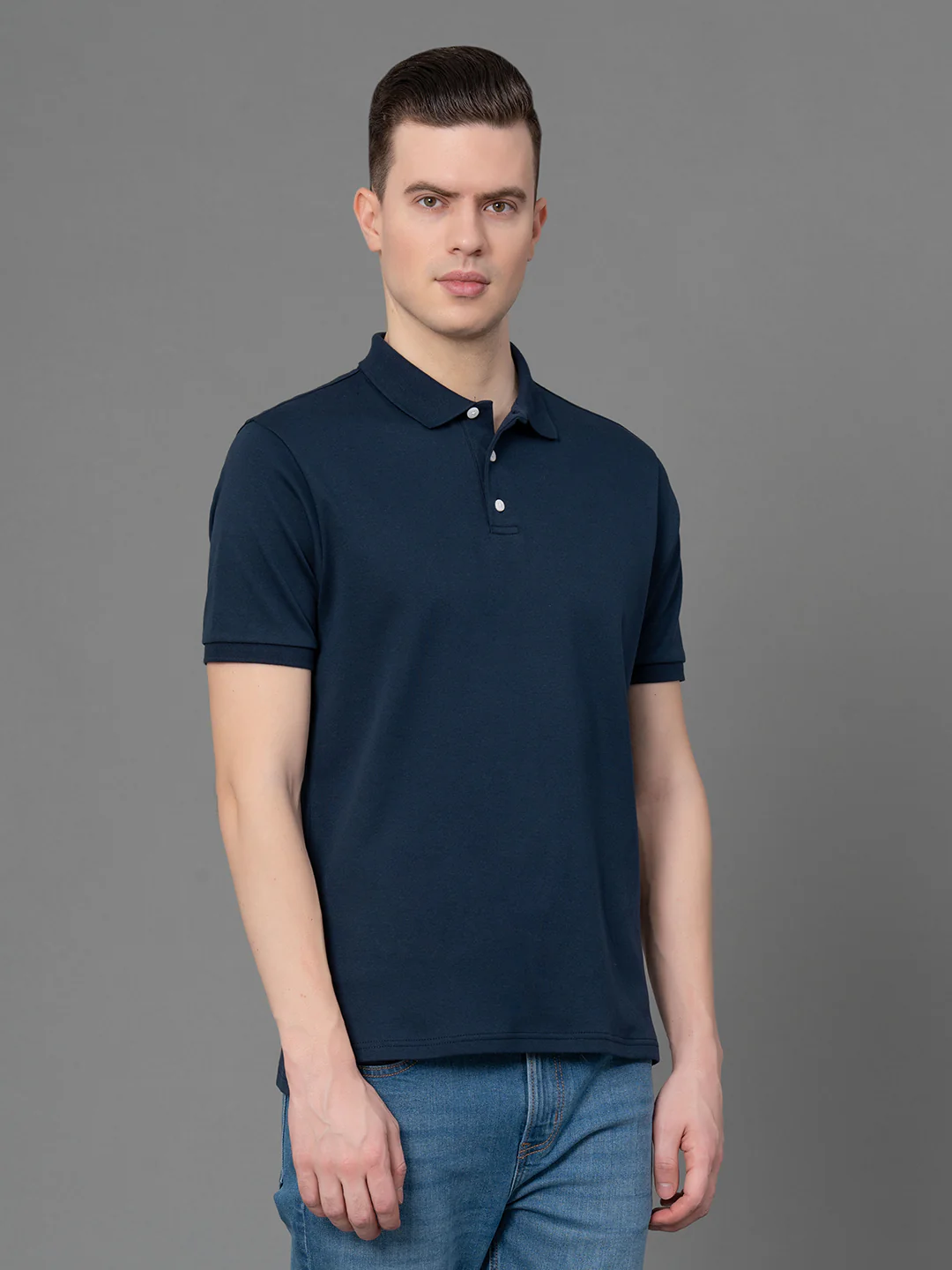 Satin Polo T-Shirt for Men - Image 2