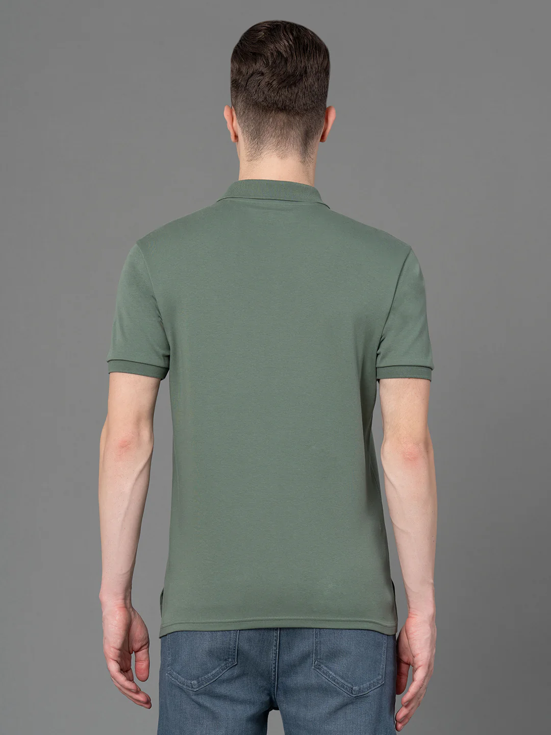 Satin Polo T-Shirt for Men - Image 3