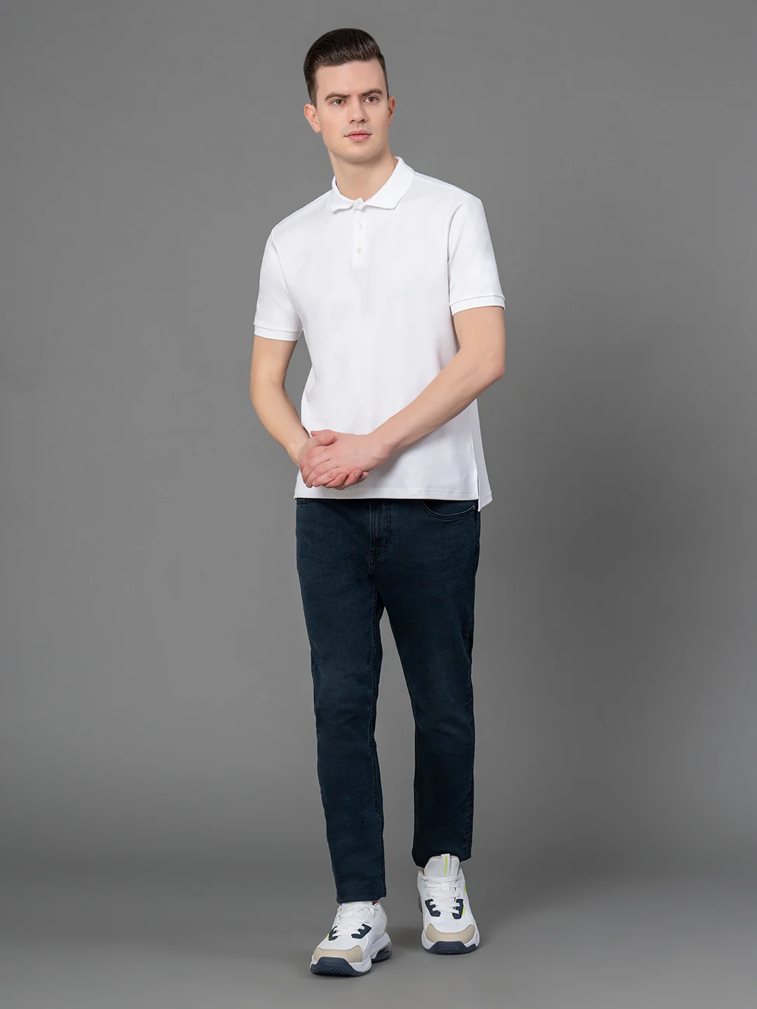 Satin Polo T-Shirt for Men - Image 5