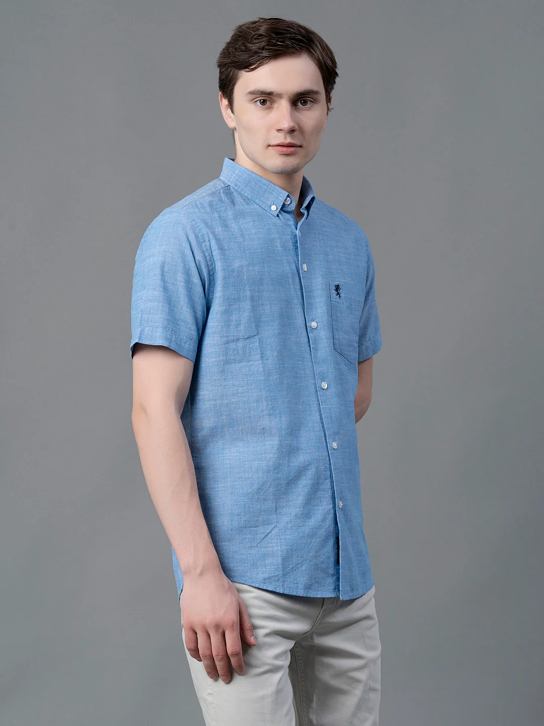 Solid Casual Shirt for Men - Image 2