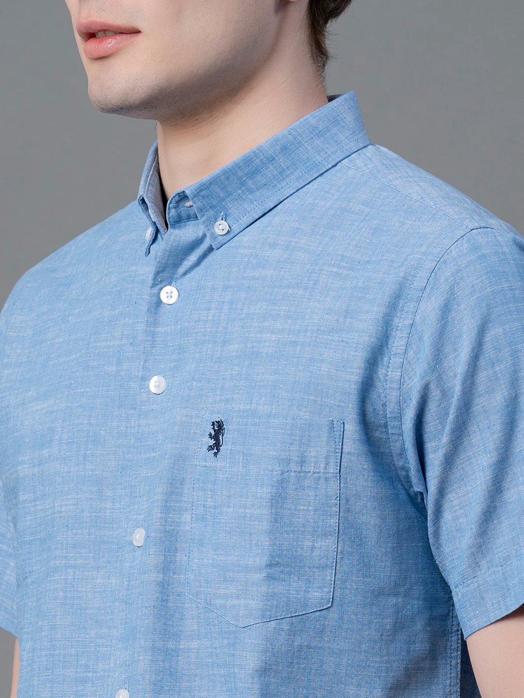 Solid Casual Shirt for Men - Image 4