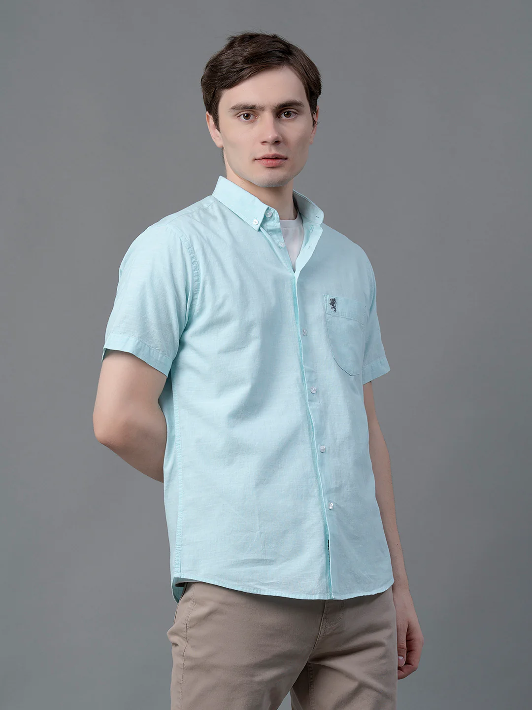 Solid Casual Shirt for Men - Image 2