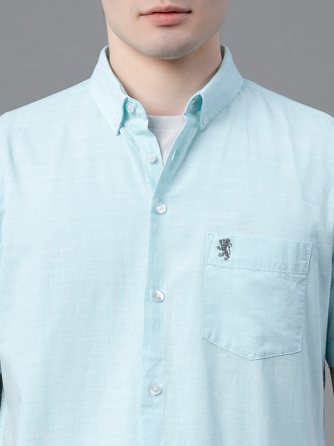 Solid Casual Shirt for Men - Image 4
