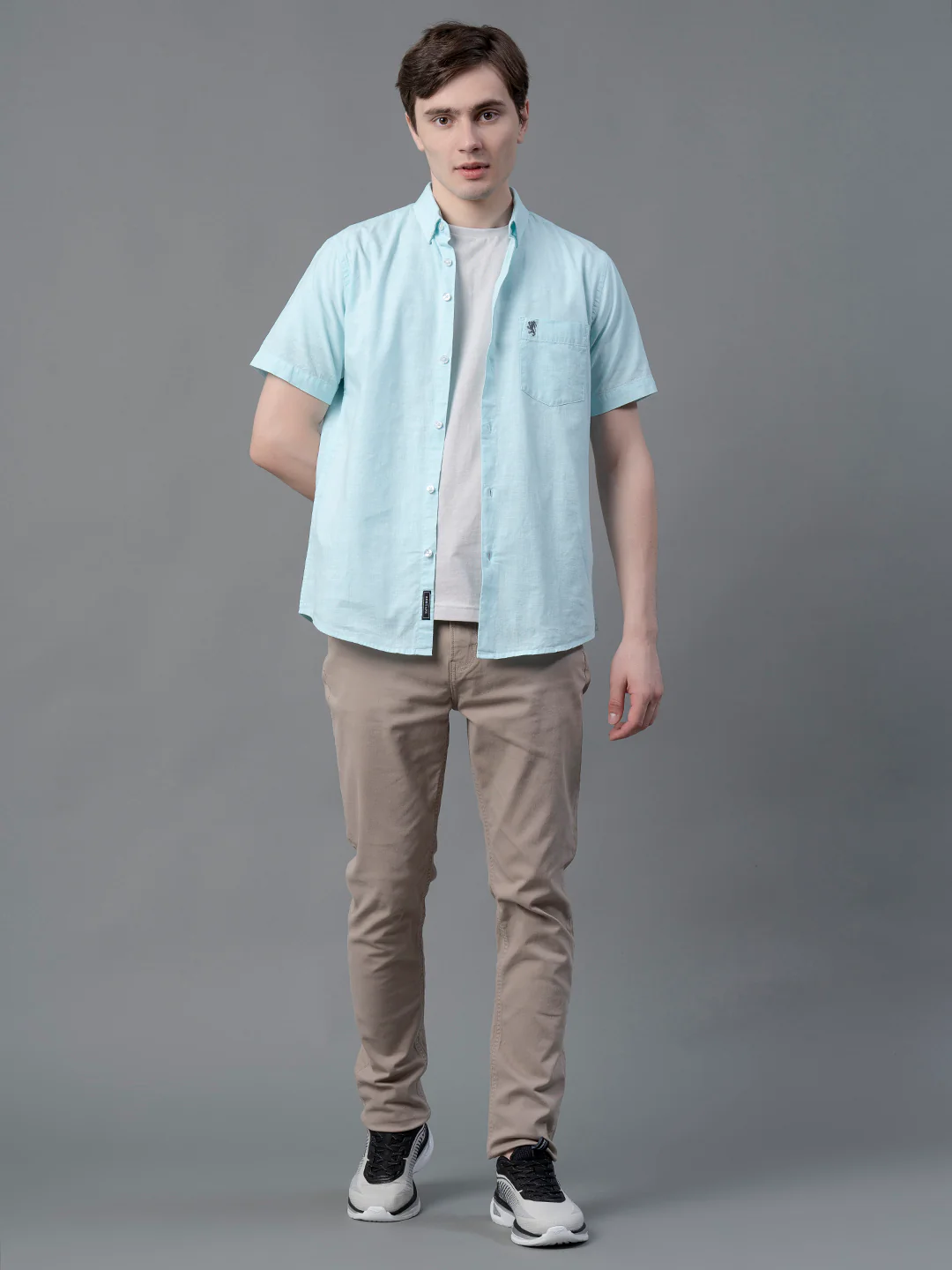 Solid Casual Shirt for Men - Image 5
