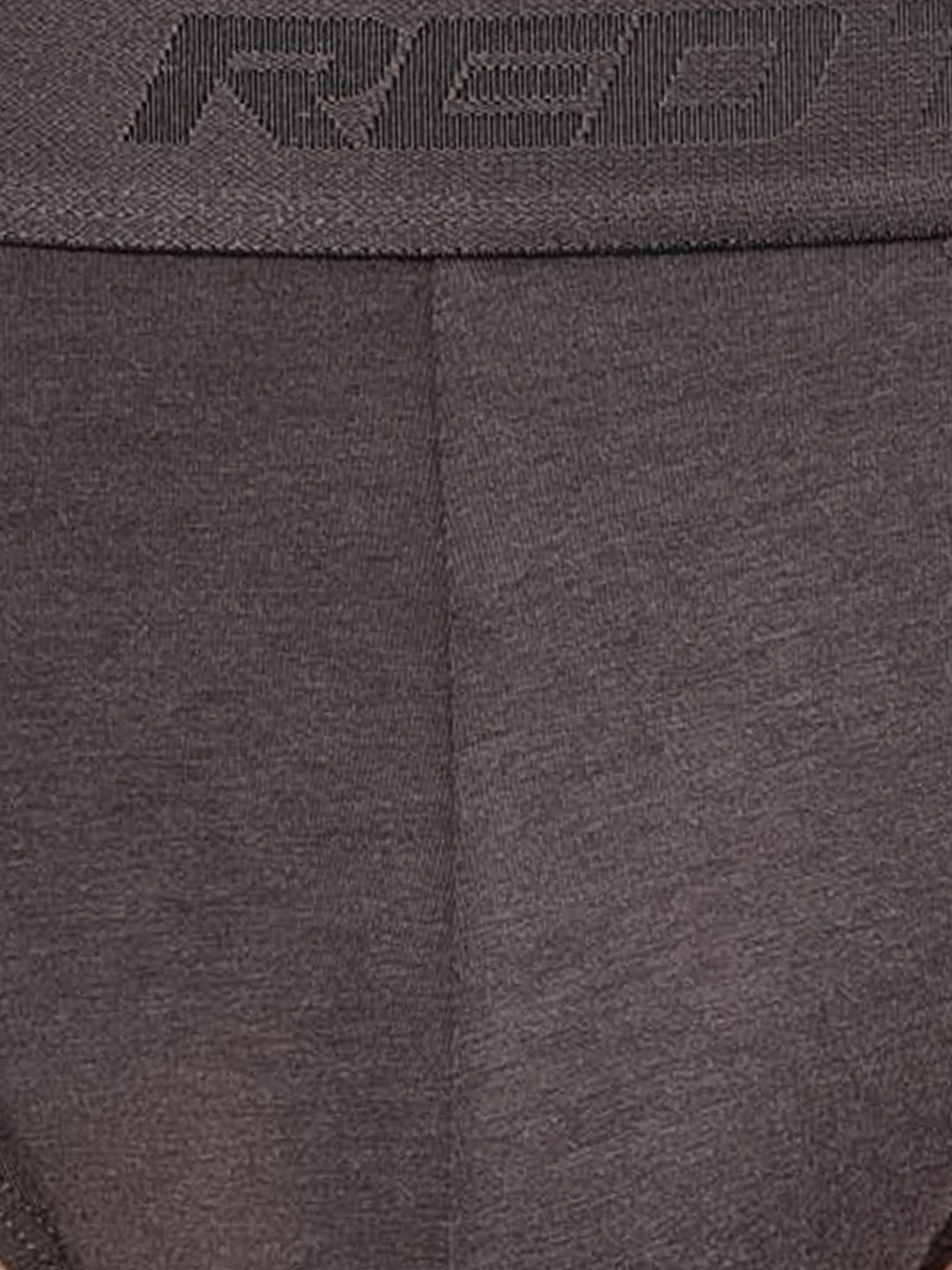 Solid Dark Grey V-Shape Brief for Men - Image 4