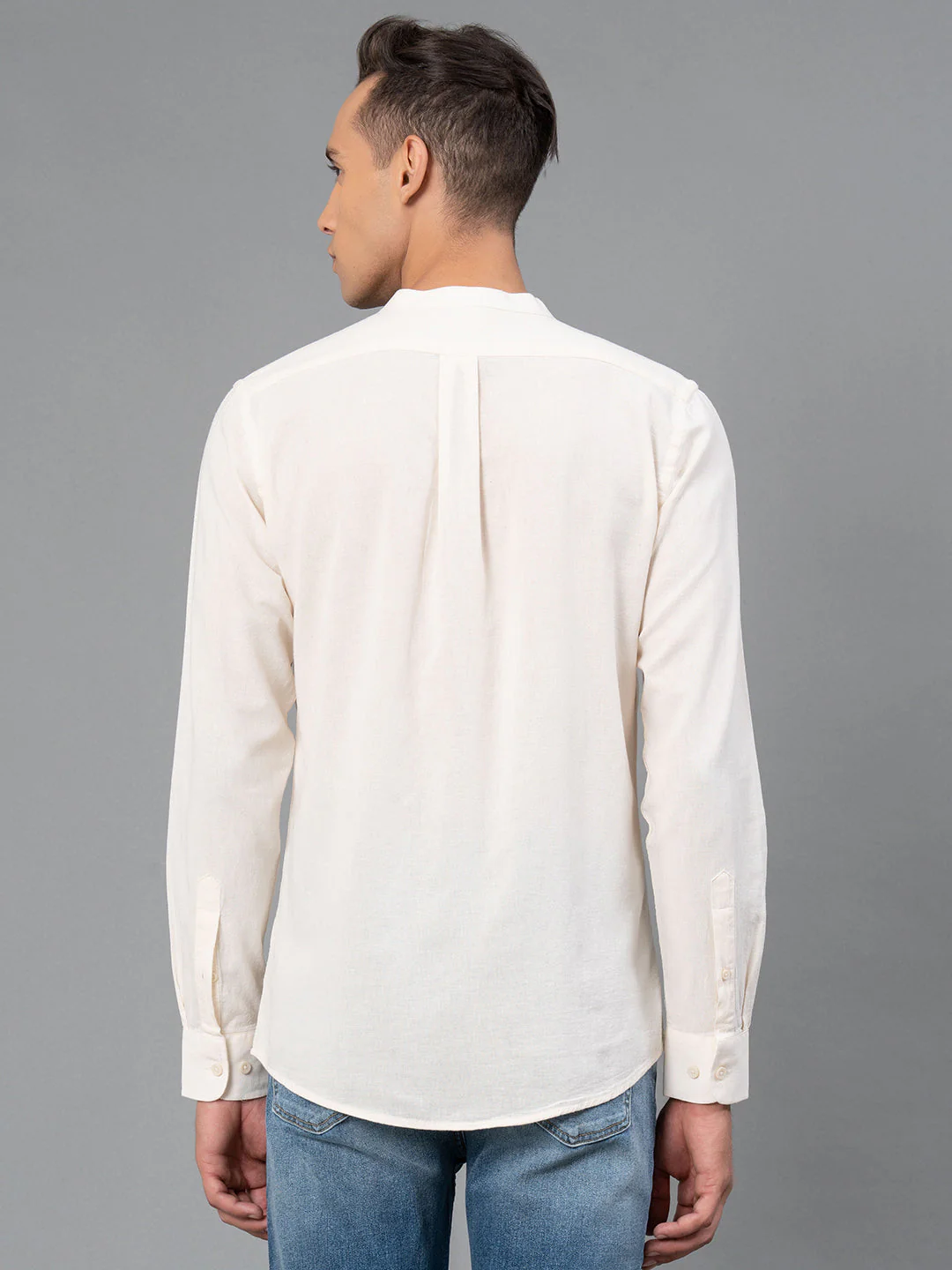 Solid Full Sleeve Shirt for Men - Image 3