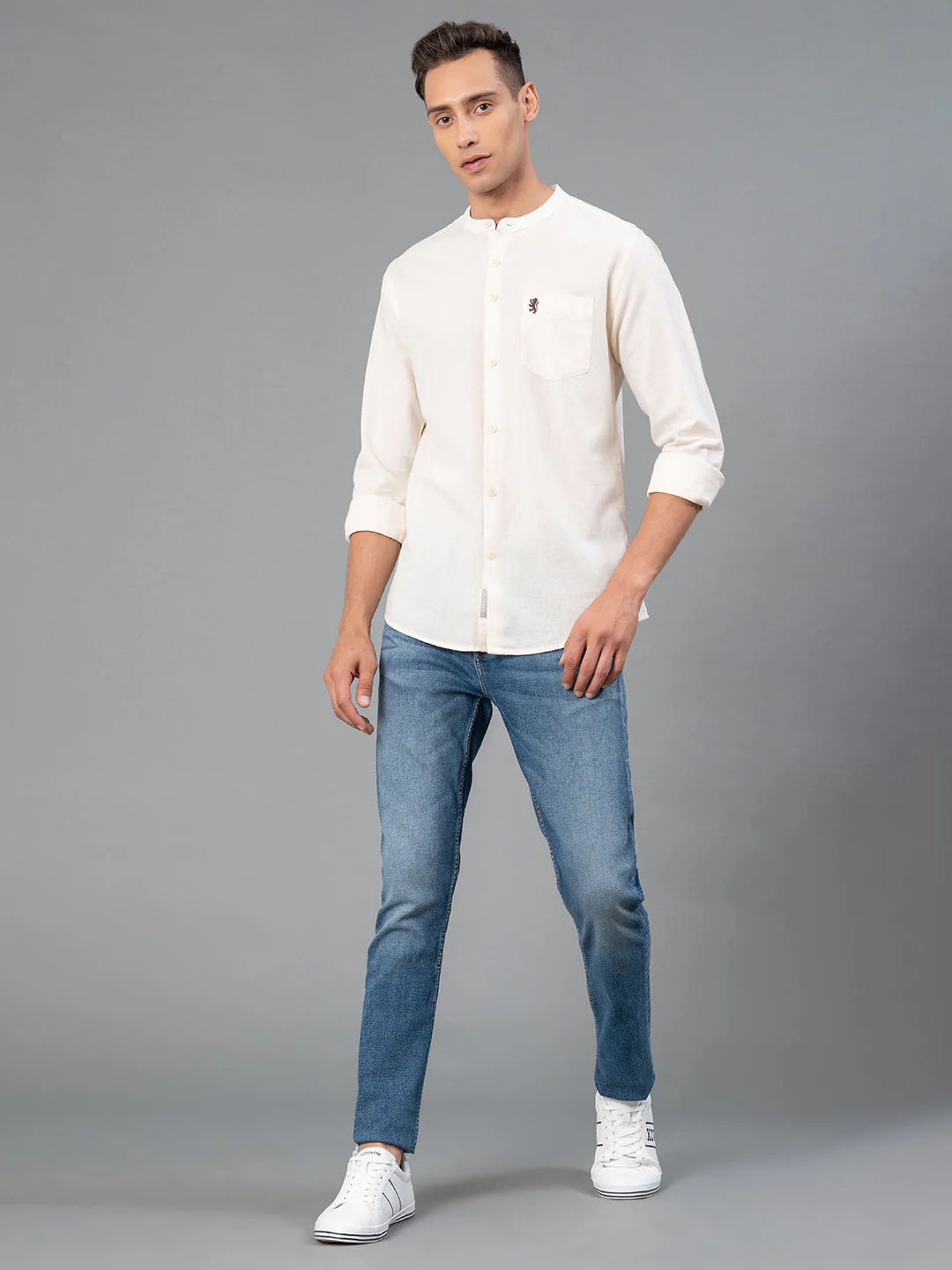 Solid Full Sleeve Shirt for Men - Image 5