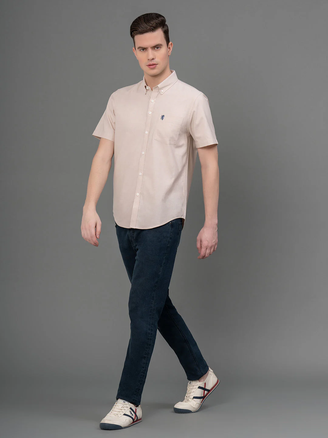 Solid Oxford Shirt for Men - Image 5