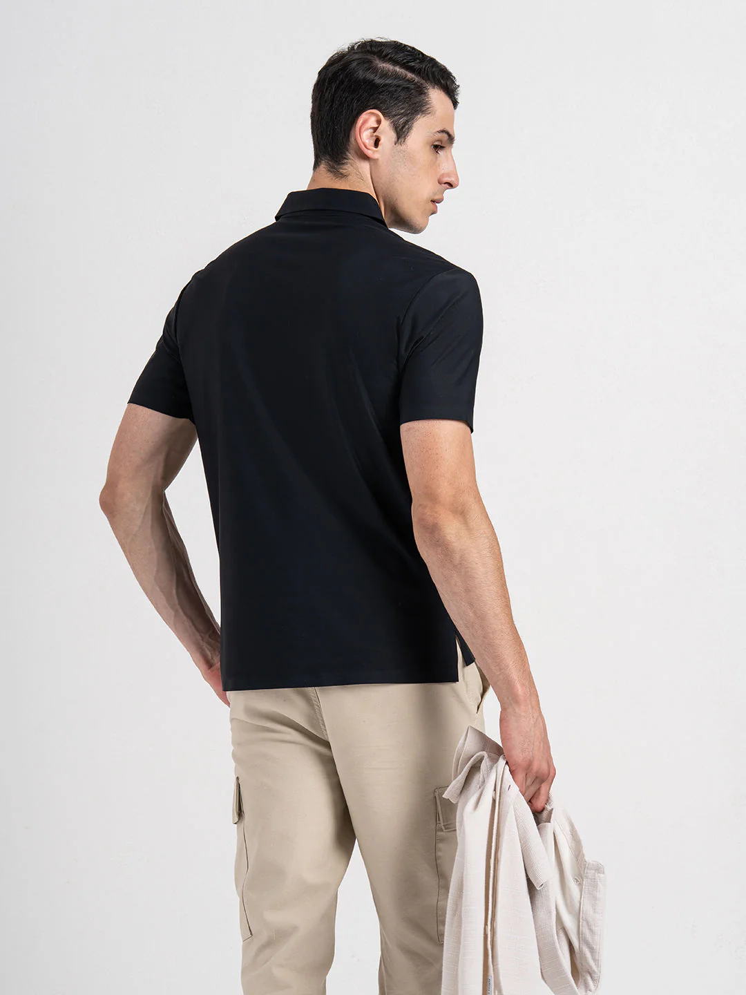 Solid Polo T-Shirt for Men - Image 5