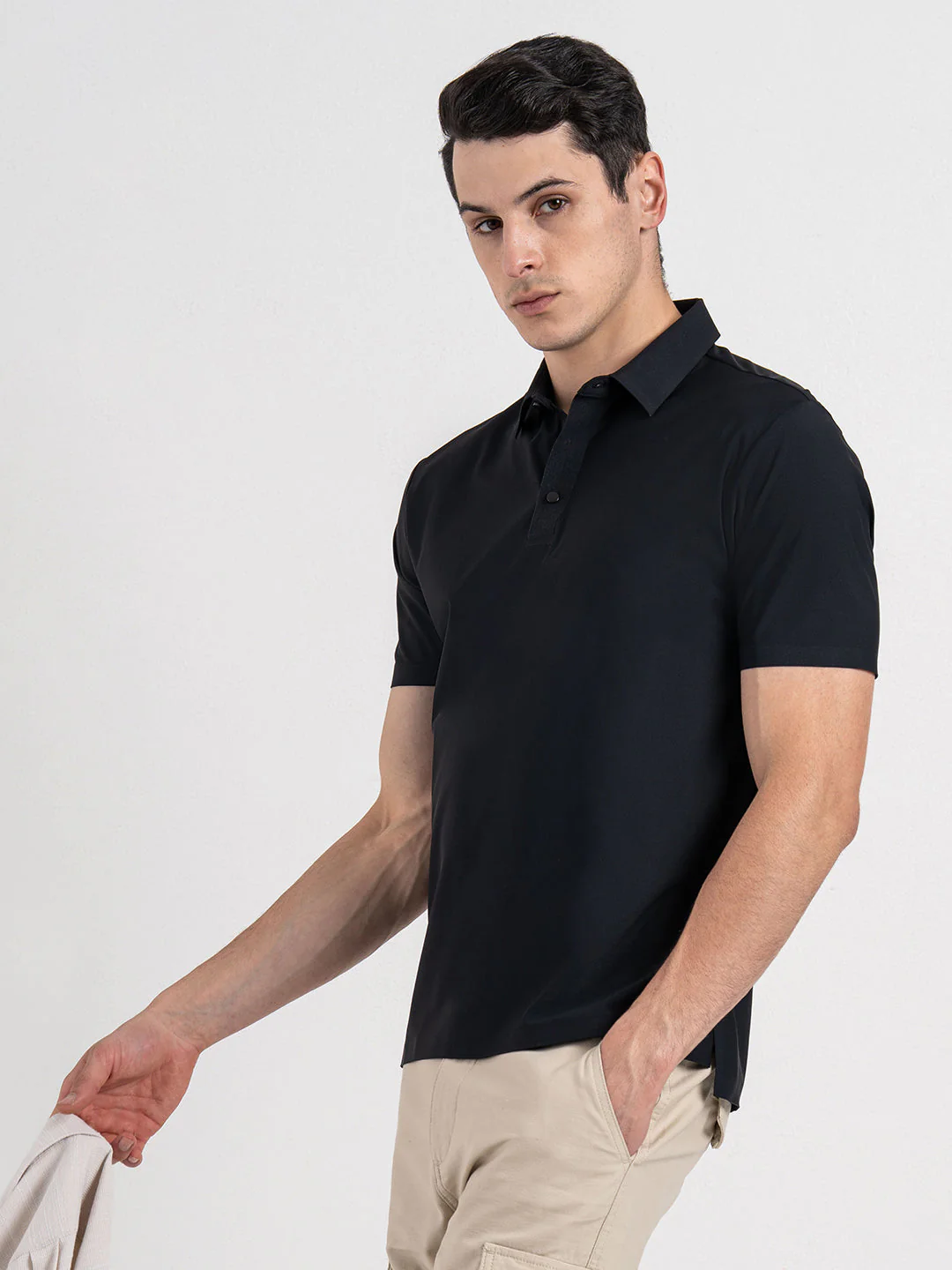 Solid Polo T-Shirt for Men - Image 8