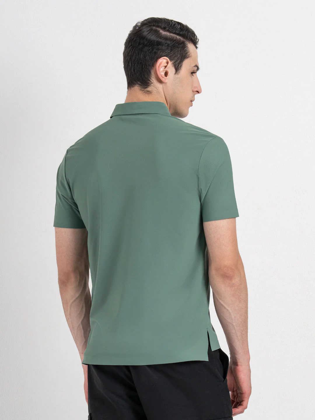 Solid Polo T-Shirt for Men - Image 5