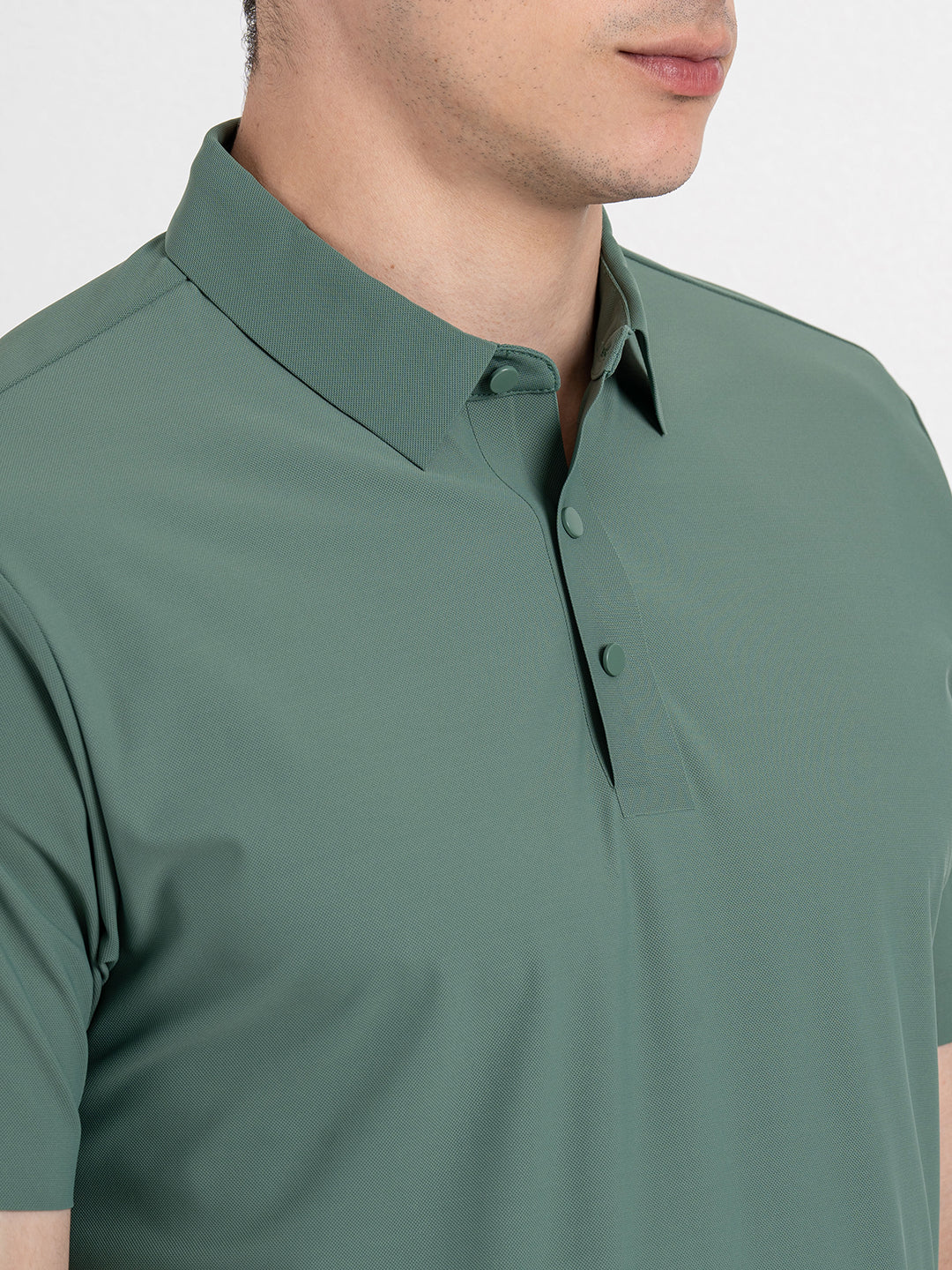 Solid Polo T-Shirt for Men - Image 6