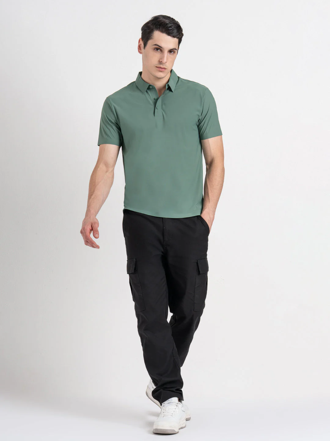 Solid Polo T-Shirt for Men - Image 7