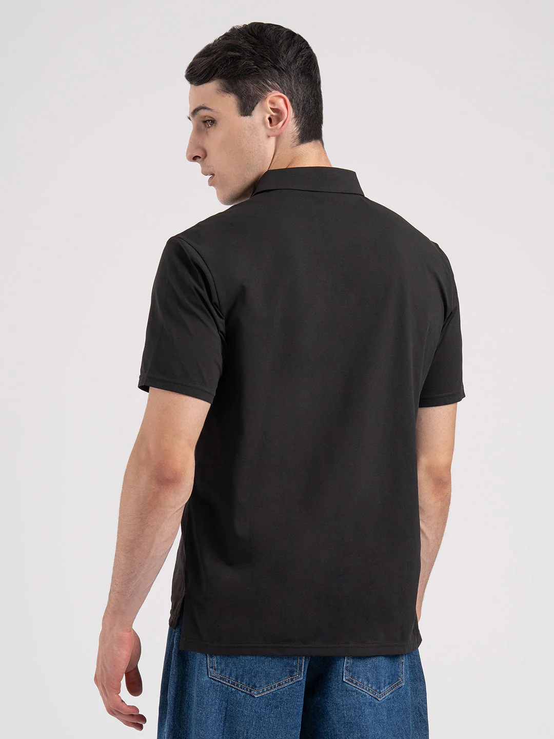 Solid Polo T-Shirt for Men - Image 5
