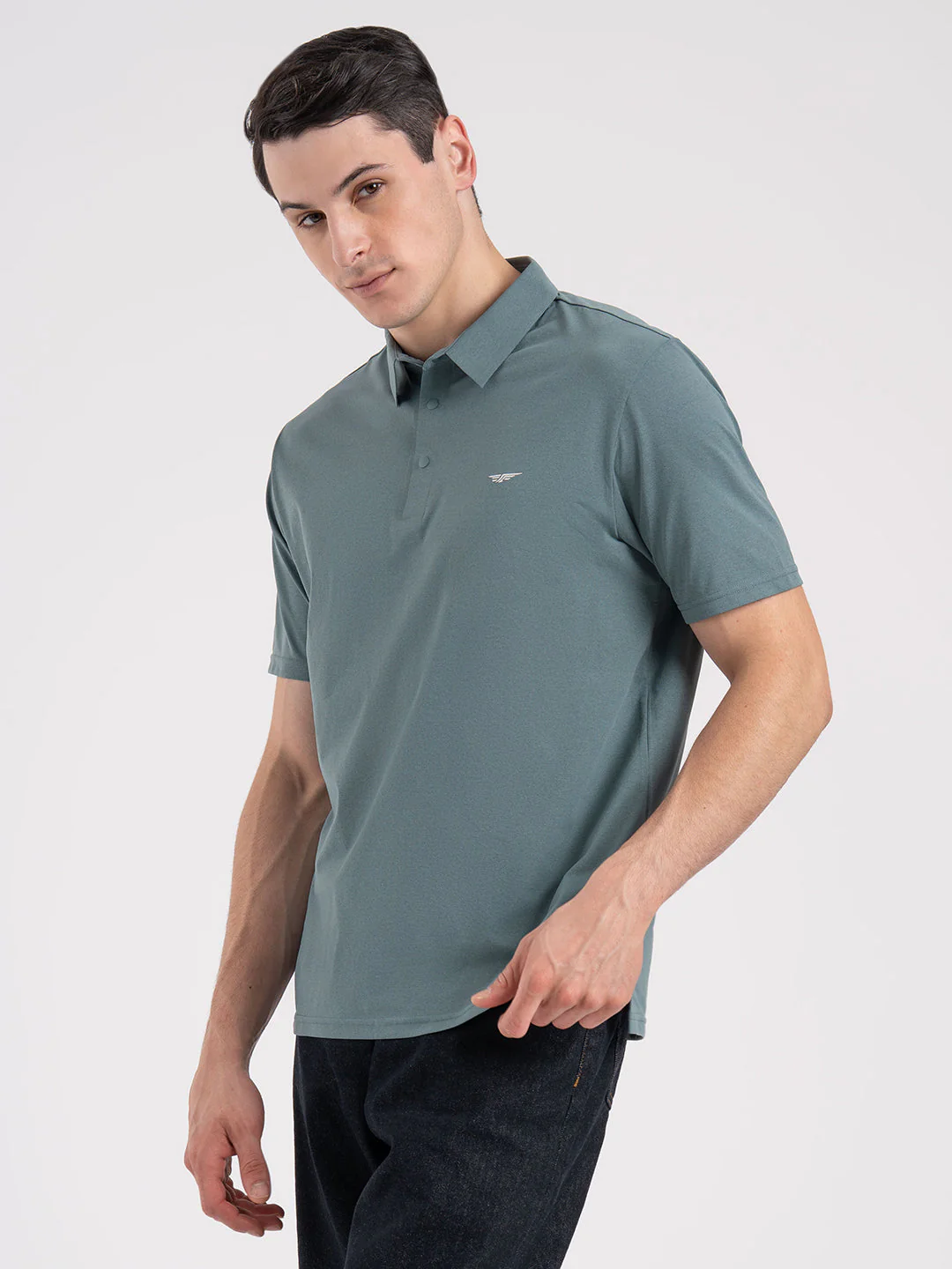 Solid Polo T-Shirt for Men - Image 2