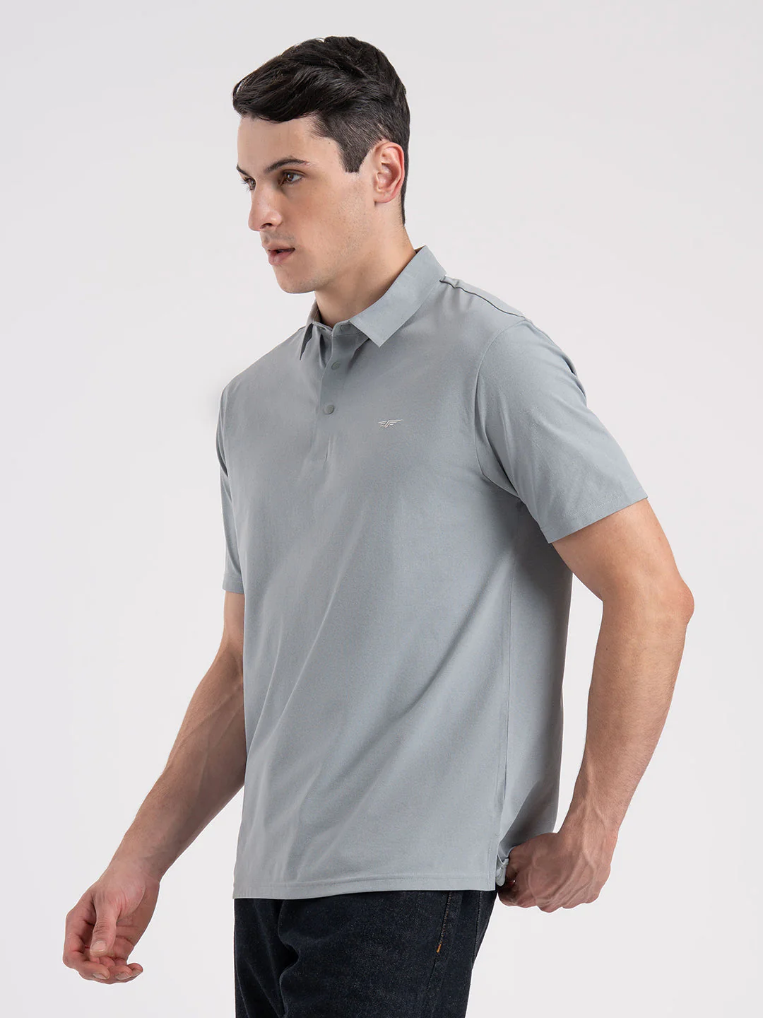 Solid Polo T-Shirt for Men - Image 2
