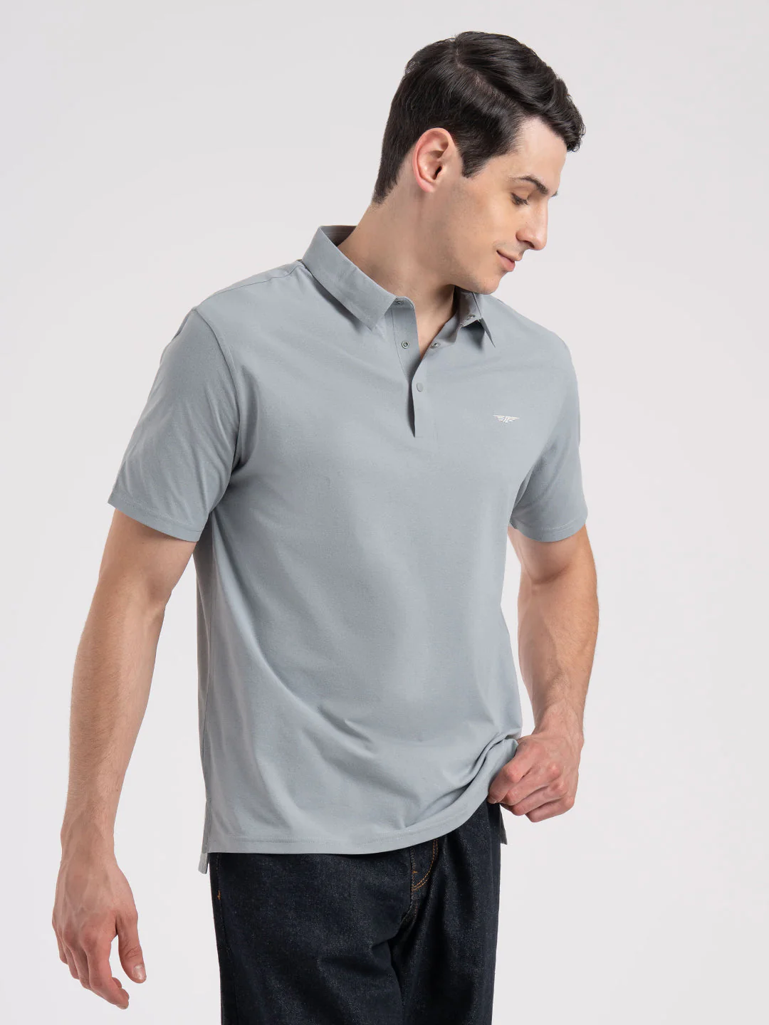 Solid Polo T-Shirt for Men - Image 6
