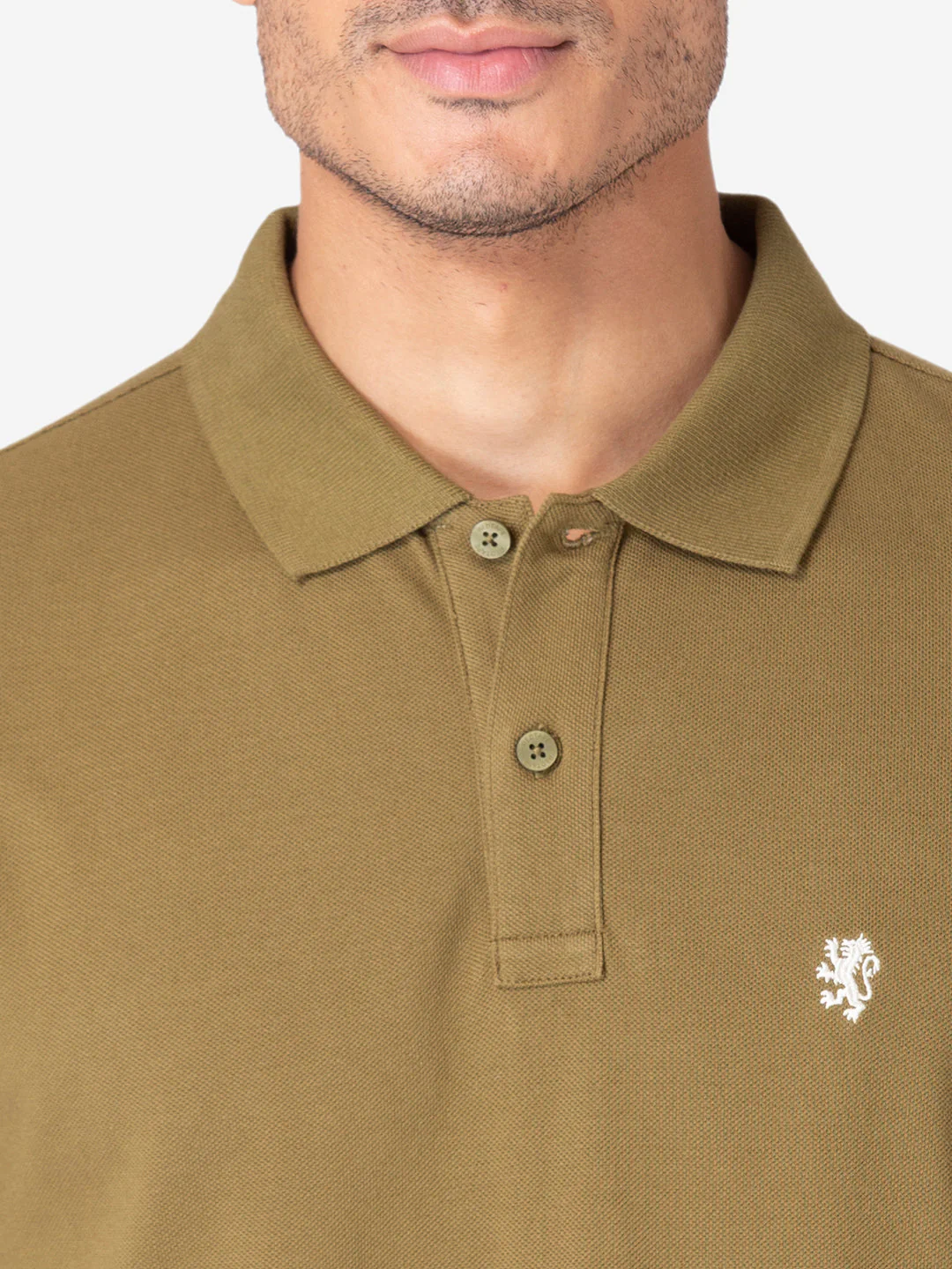 Solid Polo T-Shirt for Men - Image 3