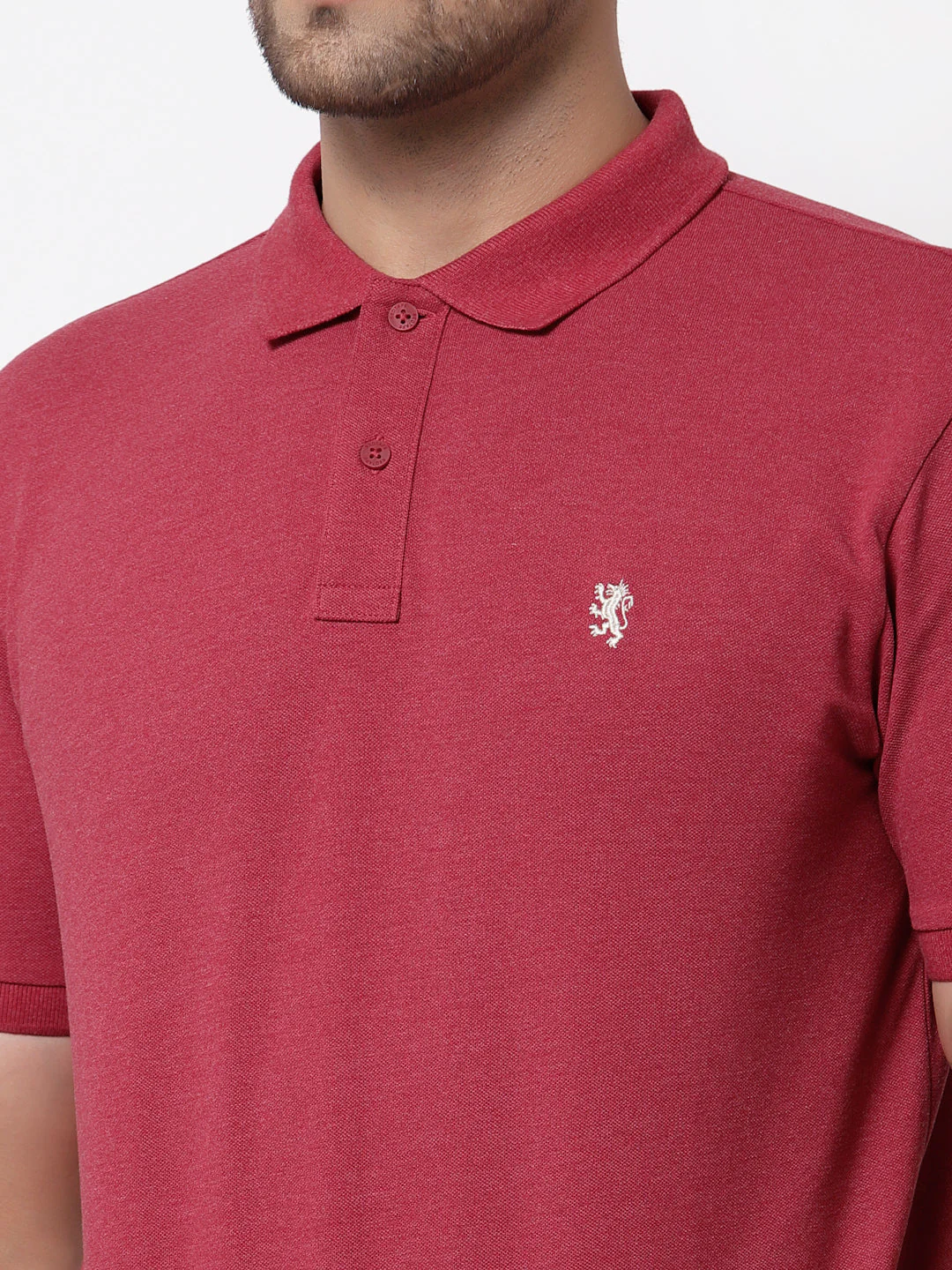 Solid Polo T-Shirt for Men - Image 4