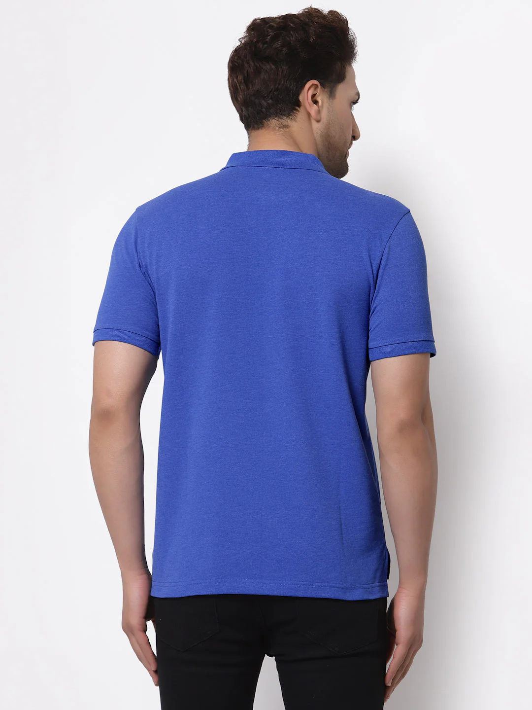 Solid Polo T-Shirt for Men - Image 3