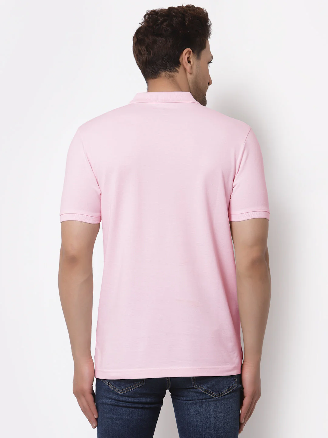 Solid Polo T-Shirt for Men - Image 3