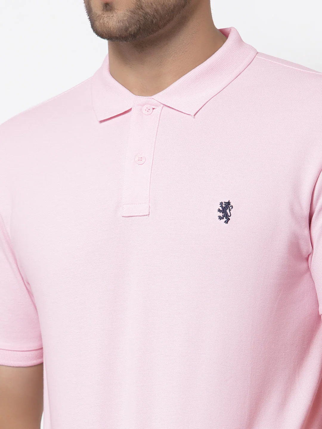 Solid Polo T-Shirt for Men - Image 4