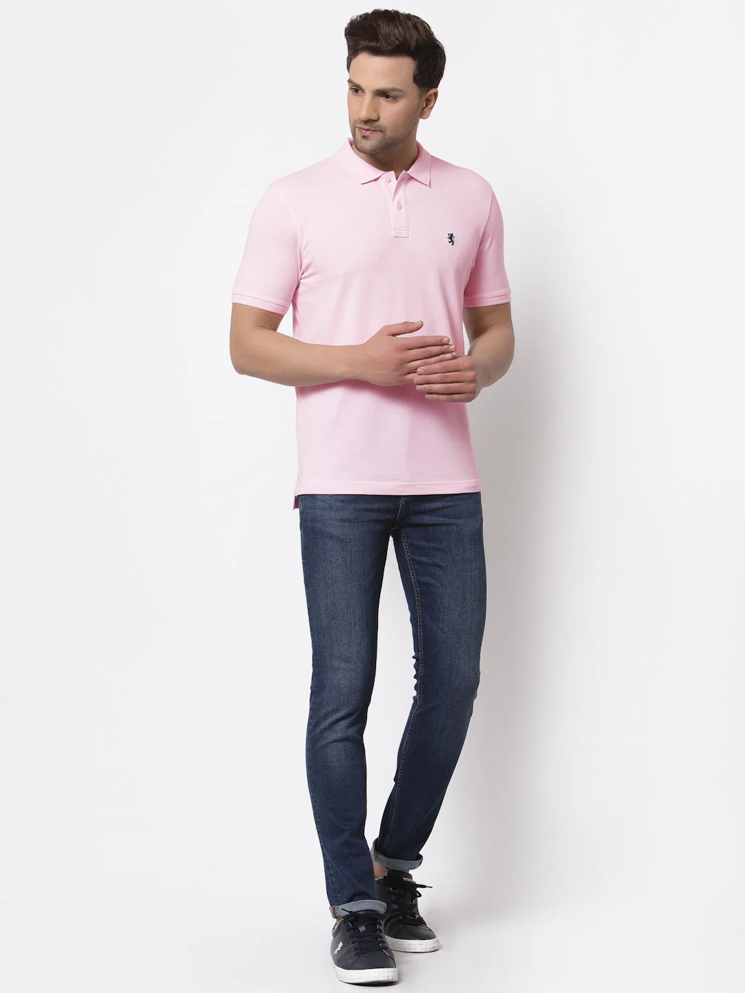Solid Polo T-Shirt for Men - Image 5
