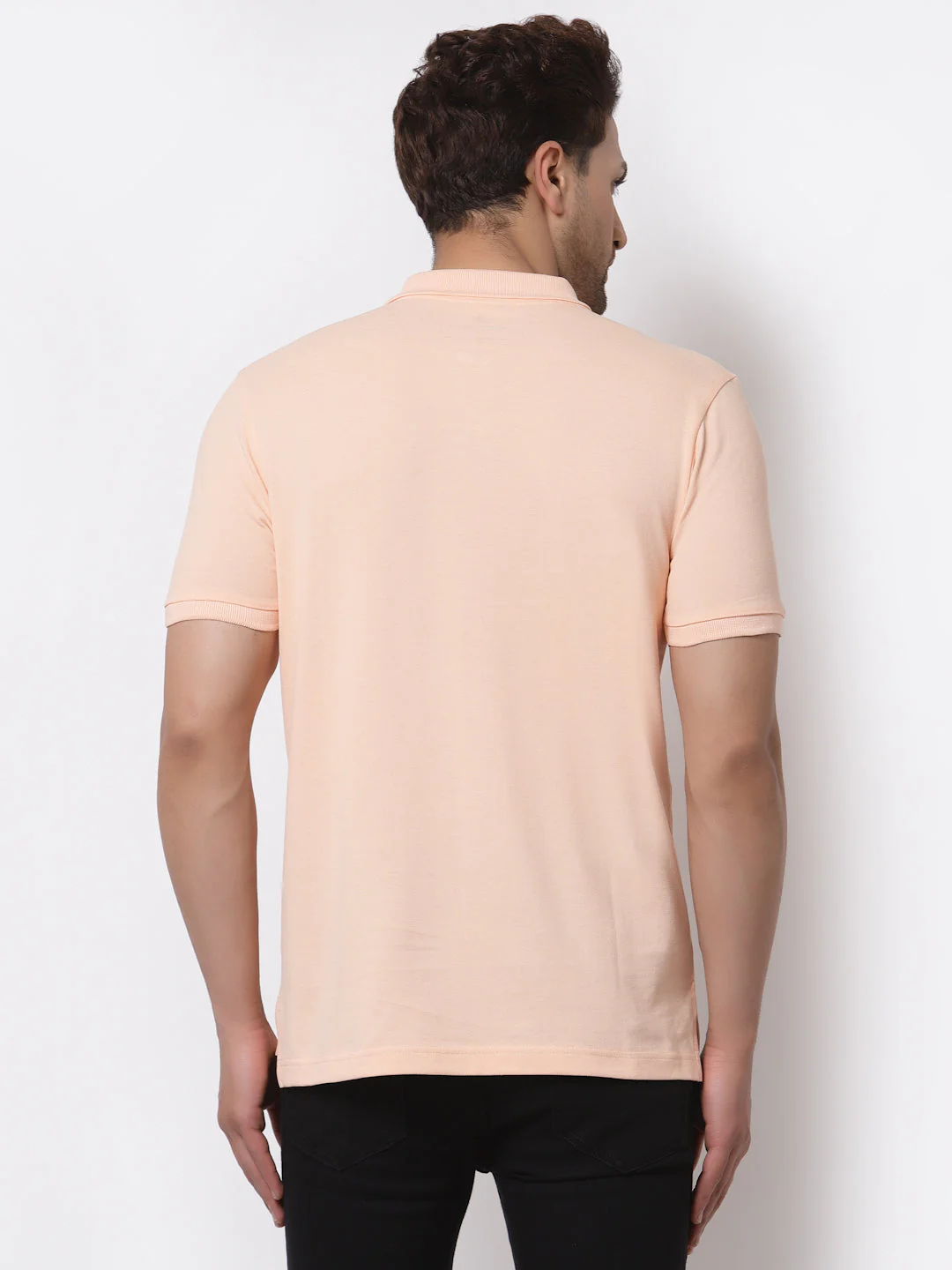 Solid Polo T-Shirt for Men - Image 3