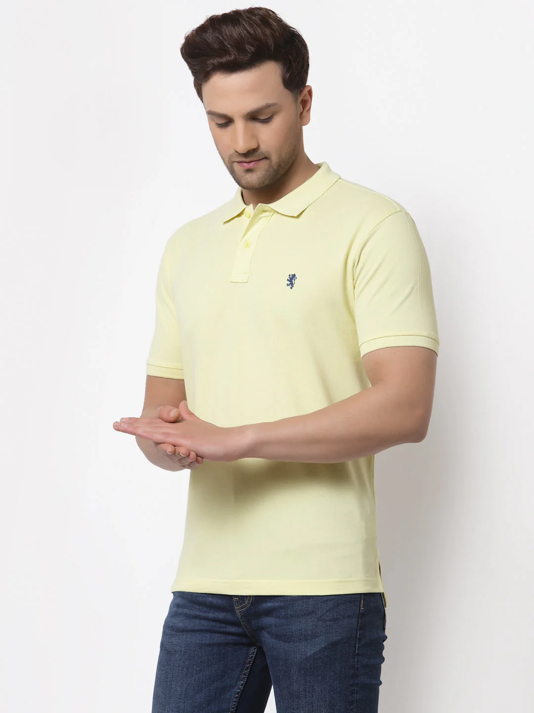 Solid Polo T-Shirt for Men - Image 2