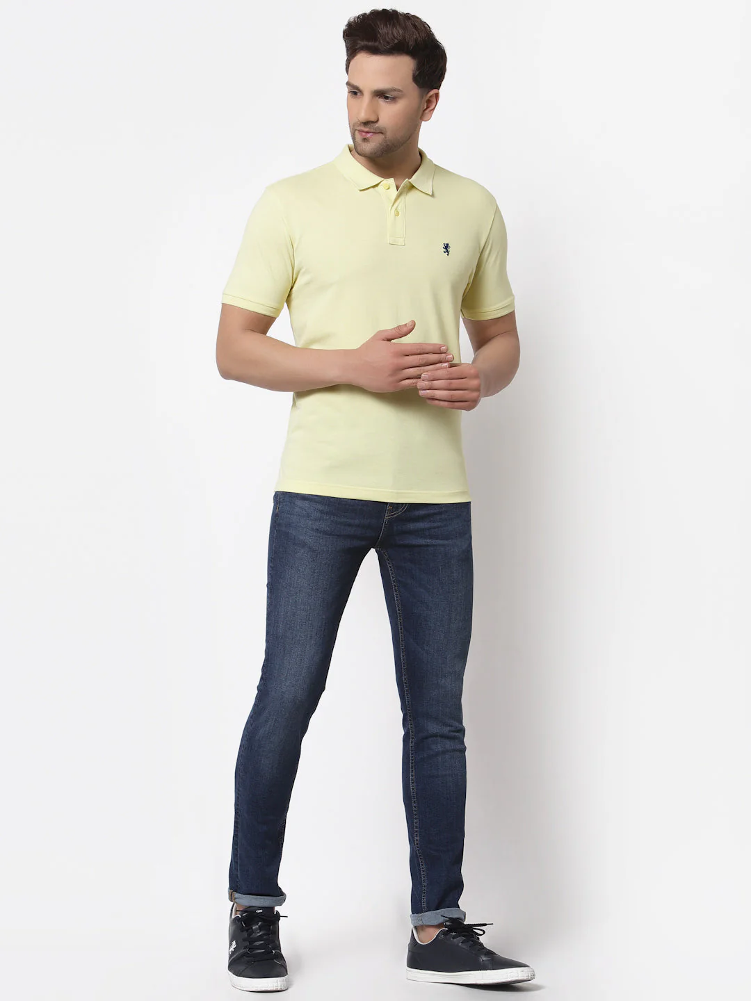 Solid Polo T-Shirt for Men - Image 5